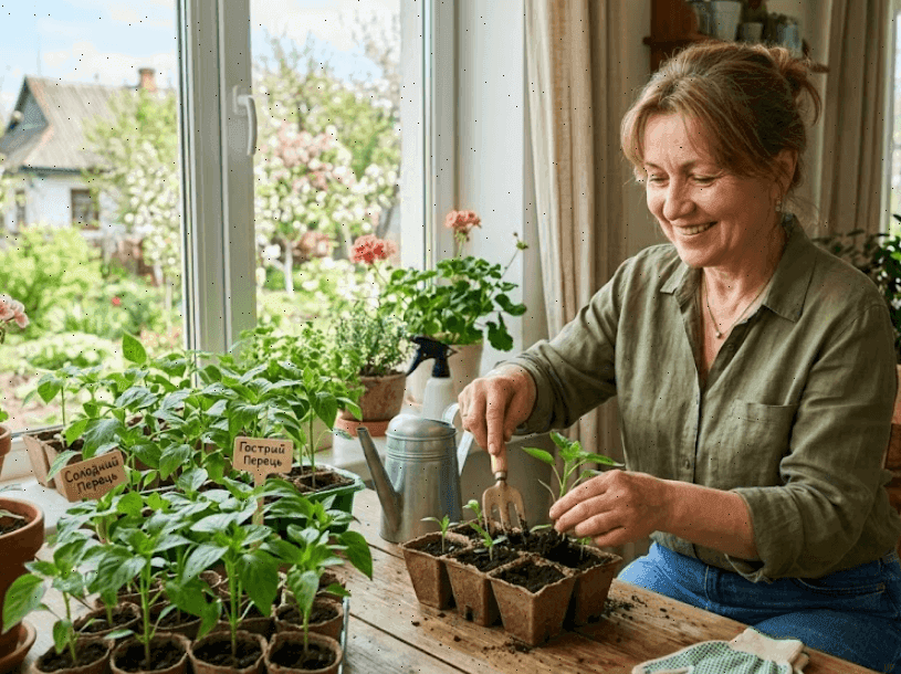 Коли сіяти перець у березні