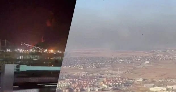 Дрони п'яту ніч поспіль атакували Ленінградську область, в порту Усть-Луга знову пожежа