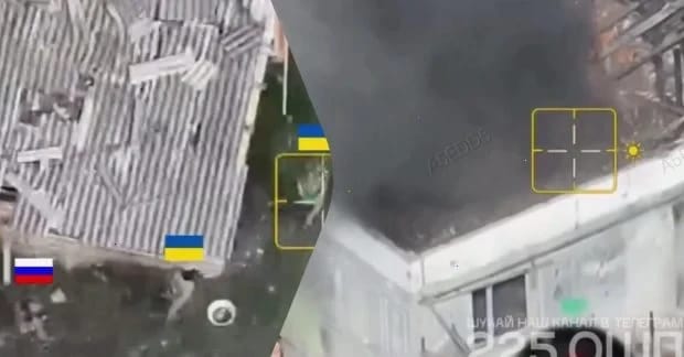 Дрони відбили у окупантів українських військових, які потрапили в полон (відео)