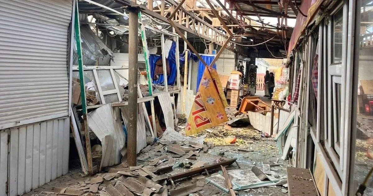 атака на ринок у Нікополі