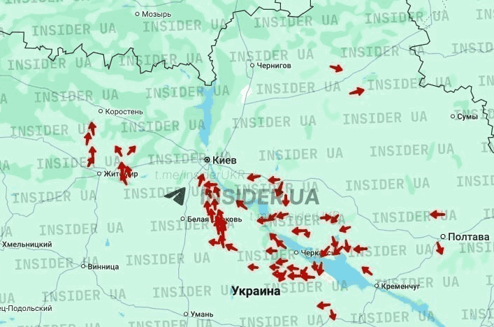 Масована атака дронів