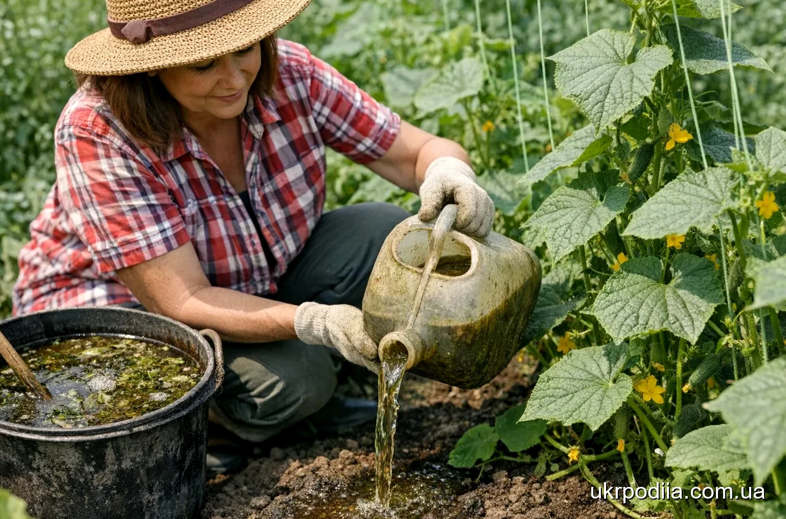 підживлення огірків