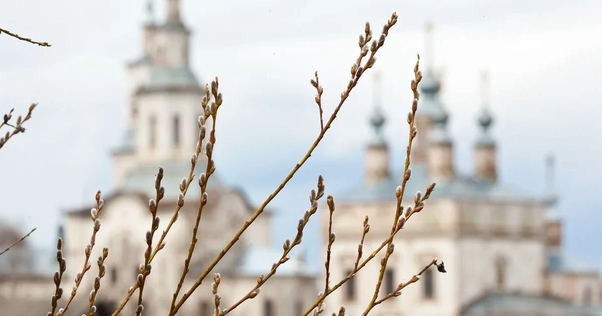 гарні вітання з Вербною неділею