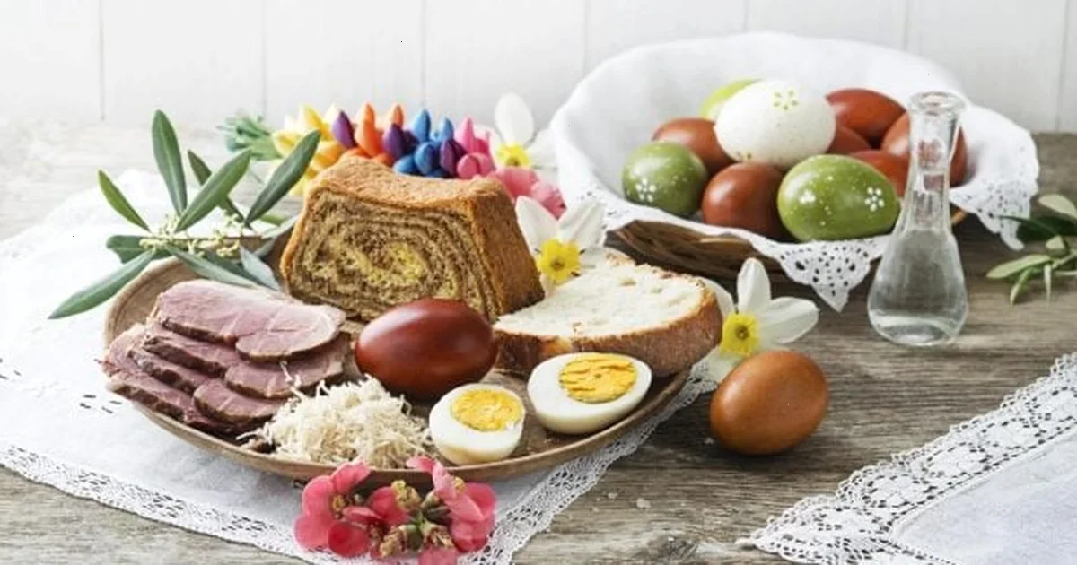 меню на великодній стіл