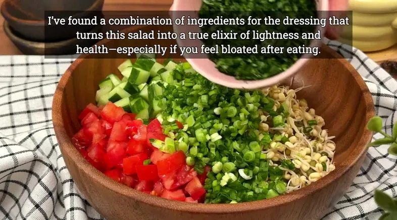 Italian tomato cucumber salad — step 3