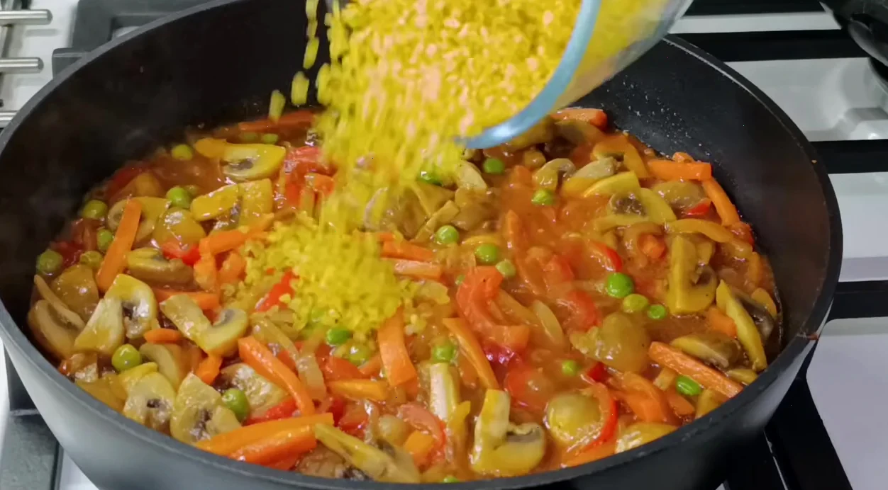 пісний булгур з овочами — крок 5, покроковий рецепт