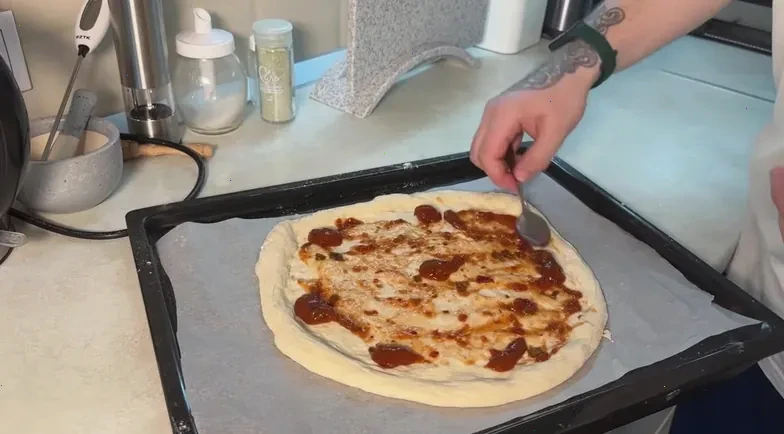 рецепт піци з — крок 5, покроковий рецепт