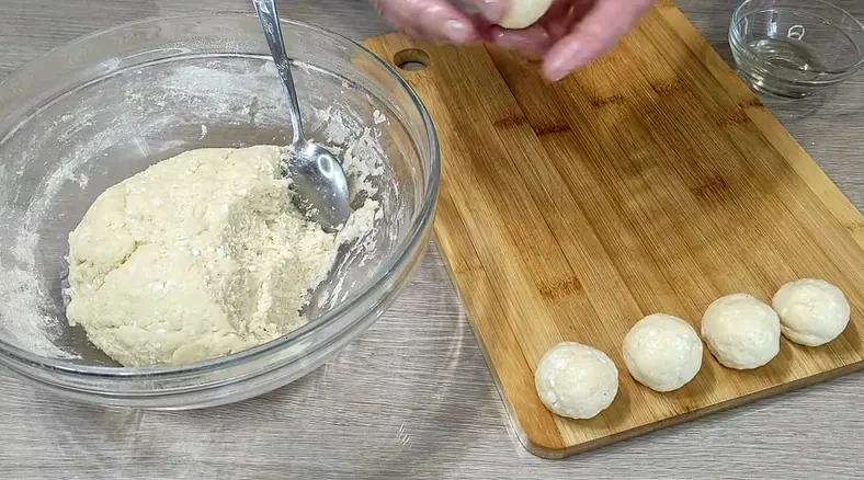 сирні кульки — крок 4, покроковий рецепт