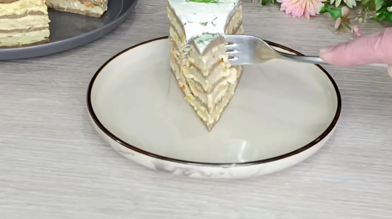 закусочний торт з — крок 6, покроковий рецепт