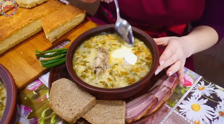 зелений борщ з щавлем — крок 6, покроковий рецепт